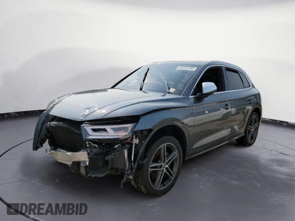 2020 Audi SQ5 Premium Plus with VIN WA1B4AFY9L2055520, listed as a Copart auction lot 50660803 with 41,655 mi miles and . Bid and sale history available at DreamBid. Image 1.
