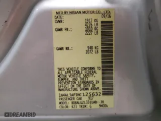 2017 Nissan Altima 2.5 SR with VIN 1N4AL3AP1HC125632, listed as a Copart auction lot 47281335 with 81,388 mi miles and Salvage Title. Bid and sale history available at carsss.com. Image 13.