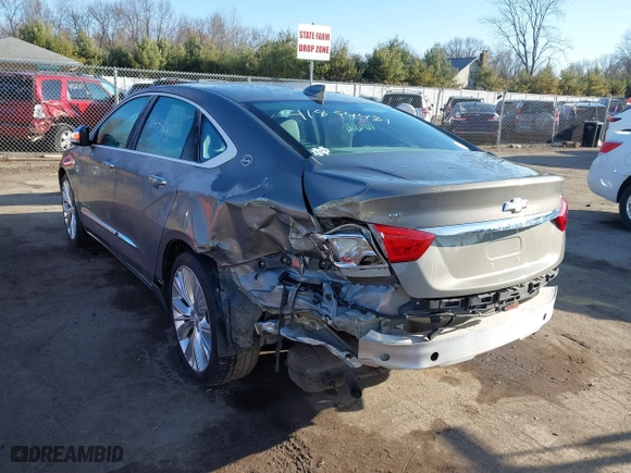 2018 Chevrolet Impala Premier with VIN 2G1125S33J9143107, listed as a IAAI auction lot 41854481 with 160,522 mi miles. Bid and sale history available at carsss.com. Image 6.