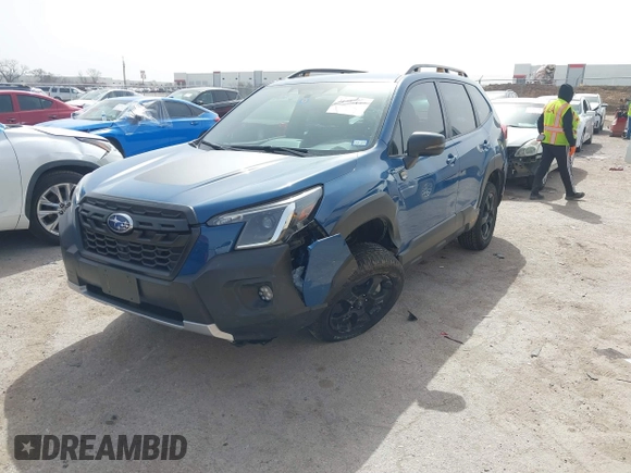 2023 Subaru Forester Wilderness with VIN JF2SKAMC2PH438173, listed as a IAAI auction lot 41751177 with 12,469 mi miles. Bid and sale history available at carsss.com. Image 2.