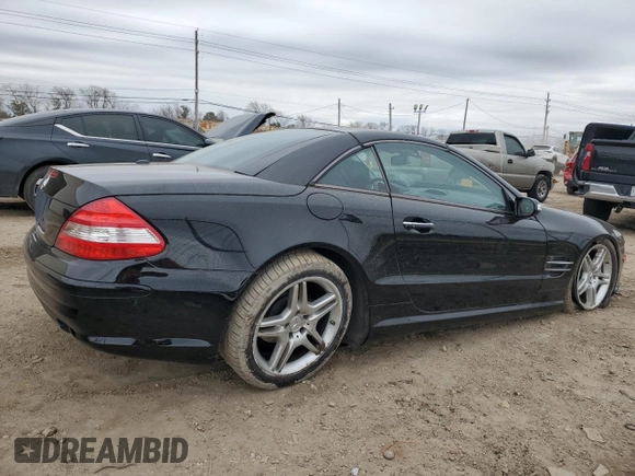 2008 Mercedes-Benz SL 550 with VIN WDBSK71F88F139671, listed as a Copart auction lot 42639315 with Not provided miles and Salvage title. Bid and sale history available at DreamBid. Image 3.