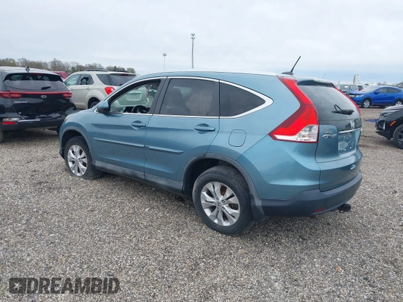 2014 Honda CR-V EX-L with VIN 2HKRM4H73EH682323, listed as a IAAI auction lot 38679501 with 1 mi miles. Bid and sale history available at carsss.com. Image 3.
