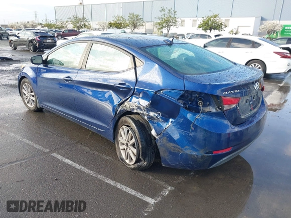 2015 Hyundai Elantra SE z VIN 5NPDH4AEXFH634973, wystawiony jako IAAI lot #41901961 z przebiegiem Nie podano mil oraz . Historia ofert i sprzedaży dostępna na DreamBid. Obrazek 3.