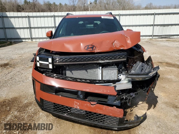 2025 Hyundai Santa Fe Calligraphy z VIN 5NMP54GL3SH074443, wystawiony jako Copart lot #49164985 z przebiegiem 295 mil mil oraz Szkoda całkowita • Salvage title. Historia ofert i sprzedaży dostępna na DreamBid. Obrazek 5.