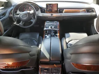 2013 Audi A8 3.0L with VIN WAUAGAFD0DN002546, listed as a Copart auction lot 81145504 with 107,079 mi miles and Salvage title. Bid and sale history available at DreamBid. Image 8.