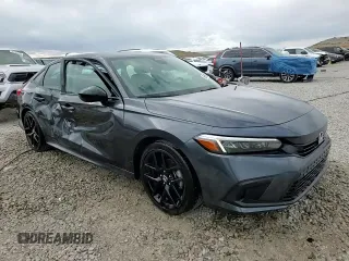 2024 Honda Civic Sport with VIN 2HGFE2F53RH592613, listed as a Copart auction lot 56556885 with 10,849 mi miles and Salvage title. Bid and sale history available at DreamBid. Image 13.