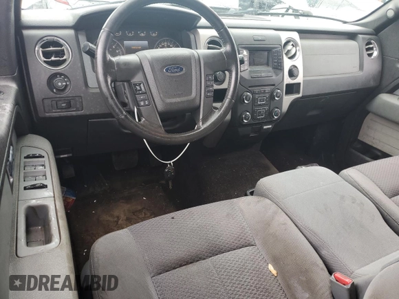 2014 Ford F-150 XL with VIN 1FTEX1EM7EFB23883, listed as a Copart auction lot 55429125 with 74,002 mi miles and Salvage title. Bid and sale history available at DreamBid. Image 8.
