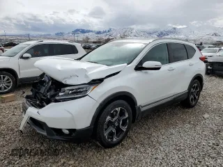 2019 Honda CR-V Touring with VIN 7FARW2H95KE015140, listed as a Copart auction lot 49655225 with 95,832 mi miles and Salvage Title. Bid and sale history available at carsss.com. Image 1.