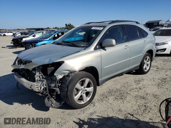 2005 Lexus RX 330 with VIN JTJHA31U850085810, listed as a Copart auction lot 70469794 with 130,186 mi miles and Salvage Title. Bid and sale history available at carsss.com. Image 1.
