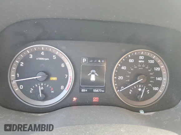 2017 Hyundai Tucson Sport z VIN KM8J33A2XHU316602, wystawiony jako Copart lot #85758974 z przebiegiem 55 477 mil mil oraz Szkoda całkowita • Salvage title. Historia ofert i sprzedaży dostępna na DreamBid. Obrazek 9.