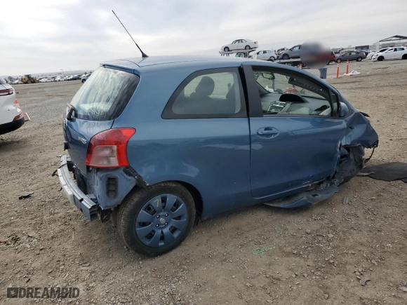 2008 Toyota Yaris with VIN JTDJT923485214818, listed as a Copart auction lot 47876495 with 97,718 mi miles and Salvage Title. Bid and sale history available at carsss.com. Image 3.