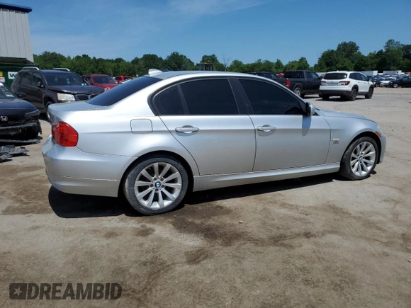 2011 BMW 3 Series 328i xDrive with VIN WBAPK7C59BF084826, listed as a Copart auction lot 63187345 with 152,216 mi miles and Salvage title. Bid and sale history available at DreamBid. Image 3.