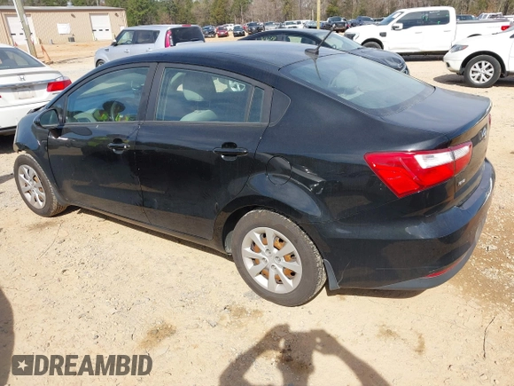 2017 Kia Rio LX with VIN KNADM4A35H6072209, listed as a IAAI auction lot 41826388 with 130,003 mi miles. Bid and sale history available at carsss.com. Image 3.