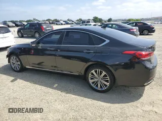 2018 Genesis G80 3.8L z VIN KMHGN4JE1JU265162, wystawiony jako Copart lot #54586385 z przebiegiem 142 247 mil mil oraz Tytuł czysty. Historia ofert i sprzedaży dostępna na DreamBid. Obrazek 2.