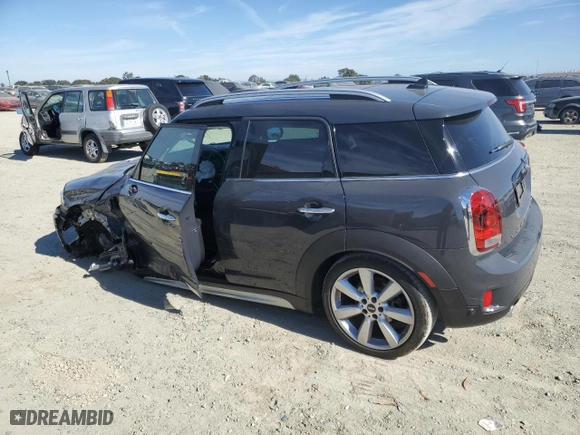 2020 MINI Countryman Cooper S with VIN WMZYW7C0XL3L52186, listed as a Copart auction lot 77353794 with 42,594 mi miles and Salvage Title. Bid and sale history available at carsss.com. Image 2.
