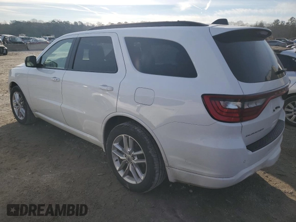 2023 Dodge Durango GT z VIN 1C4RDHDG4PC635958, wystawiony jako Copart lot #88982115 z przebiegiem 33 736 mil mil oraz Czysty tytuł • Clean title. Historia ofert i sprzedaży dostępna na DreamBid. Obrazek 2.