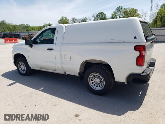 2023 Chevrolet Silverado 1500 Work Truck with VIN 3GCNAAEK6PG338222, listed as a Copart auction lot 53997895 with 111,926 mi miles and Clean Title. Bid and sale history available at DreamBid. Image 2.