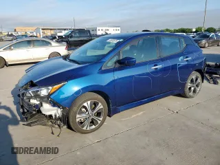 2022 Nissan LEAF SV Plus z VIN 1N4BZ1CV6NC551024, wystawiony jako Copart lot #53850875 z przebiegiem 33 269 mil mil oraz Szkoda całkowita • Salvage title. Historia ofert i sprzedaży dostępna na DreamBid. Obrazek 1.