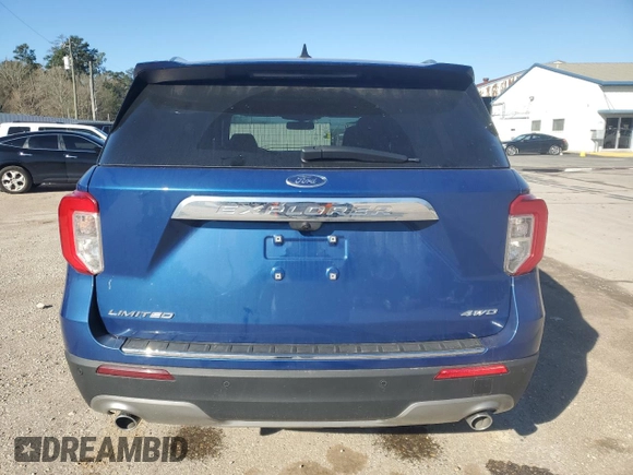 2023 Ford Explorer Limited with VIN 1FMSK8FH5PGA57662, listed as a Copart auction lot 45501215 with 58,271 mi miles and Salvage Title. Bid and sale history available at carsss.com. Image 6.