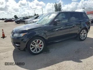 2015 Land Rover Range Rover Sport Autobiography with VIN SALWV2TF8FA528565, listed as a Copart auction lot 80205124 with 105,694 mi miles and Salvage title. Bid and sale history available at DreamBid. Image 1.
