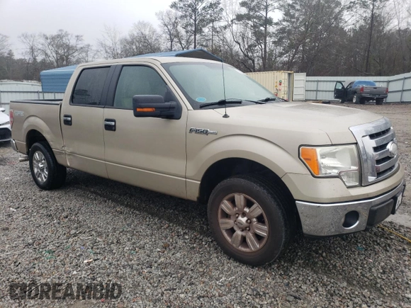 2009 Ford F-150 XL with VIN 1FTRW12809FA24596, listed as a Copart auction lot 43054685 with 102,507 mi miles and Salvage Title. Bid and sale history available at carsss.com. Image 4.