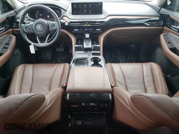 2023 Acura MDX w/Technology Package with VIN 5J8YE1H49PL002082, listed as a Copart auction lot 87667105 with 44,961 mi miles and Clean Title. Bid and sale history available at carsss.com. Image 8.