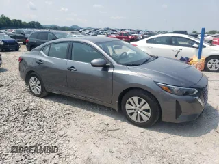 2025 Nissan Sentra S with VIN 3N1AB8BV8SY232217, listed as a Copart auction lot 59198465 with 1,859 mi miles and Salvage title. Bid and sale history available at DreamBid. Image 4.