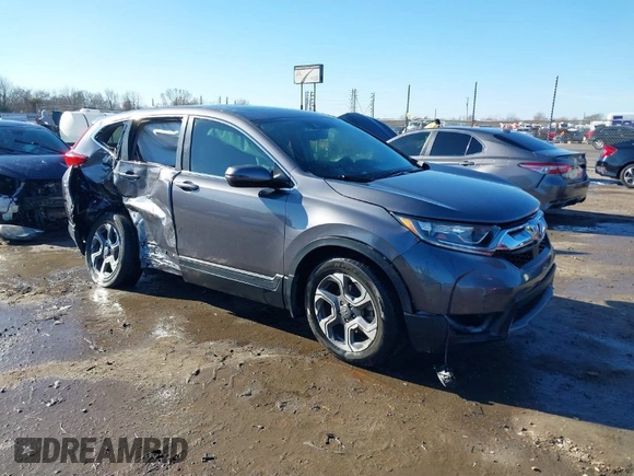 2019 Honda CR-V EX-L with VIN 7FARW1H84KE006415, listed as a IAAI auction lot 41135528 with 53,160 mi miles. Bid and sale history available at carsss.com. Image 1.