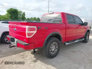 2010 Ford F-150 XL with VIN 1FTFW1EV1AFA13311, listed as a IAAI auction lot 42055204 with 165,845 mi miles. Bid and sale history available at carsss.com. Image 4.