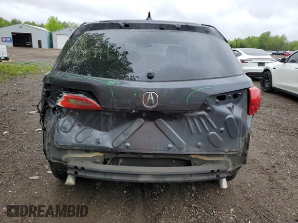 2014 Acura RDX with VIN 5J8TB4H30EL802052, listed as a Copart auction lot 58481205 with 142,416 mi miles and Salvage title. Bid and sale history available at DreamBid. Image 6.
