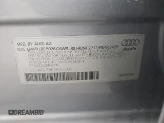 2006 Audi S4 SE z VIN WUAGL78E26A700073, wystawiony jako Copart lot #72076464 z przebiegiem 110 259 mil mil oraz Szkody całkowita. Historia ofert i sprzedaży dostępna na DreamBid. Obrazek 14.
