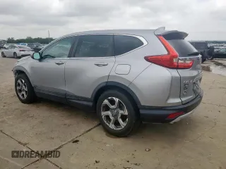 2017 Honda CR-V EX-L with VIN 5J6RW1H87HL002502, listed as a Copart auction lot 54312425 with 98,098 mi miles and Salvage Title. Bid and sale history available at DreamBid. Image 2.