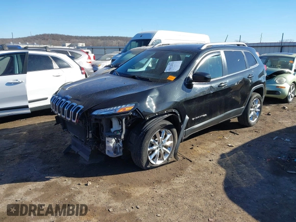 2014 Jeep Cherokee Limited with VIN 1C4PJMDS6EW190972, listed as a IAAI auction lot 41672533 with 213,228 mi miles and . Bid and sale history available at DreamBid. Image 18.