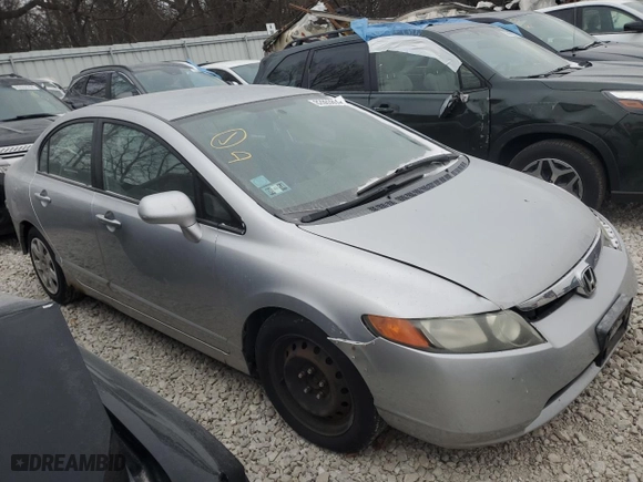 2006 Honda Civic Sdn LX with VIN 1HGFA165X6L081985, listed as a Copart auction lot 82863864 with 235,303 mi miles and Clean Title. Bid and sale history available at carsss.com. Image 4.