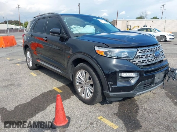 2023 Ford Explorer Limited with VIN 1FMSK7FH5PGA76352, listed as a IAAI auction lot 41752623 with 17,237 mi miles. Bid and sale history available at carsss.com. Image 1.