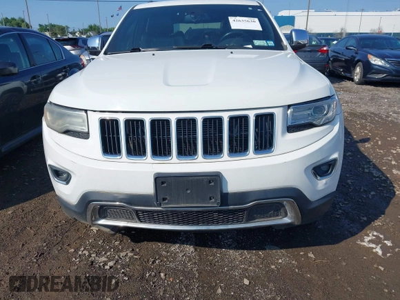 2014 Jeep Grand Cherokee Limited with VIN 1C4RJFBG9EC302183, listed as a IAAI auction lot 42635630 with 164,836 mi miles and . Bid and sale history available at DreamBid. Image 12.