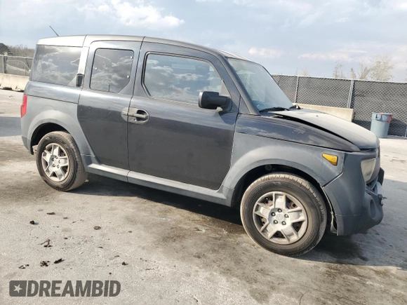 2008 Honda Element LX with VIN 5J6YH18358L000550, listed as a Copart auction lot 45276605 with 166,531 mi miles and Salvage Title. Bid and sale history available at DreamBid. Image 4.