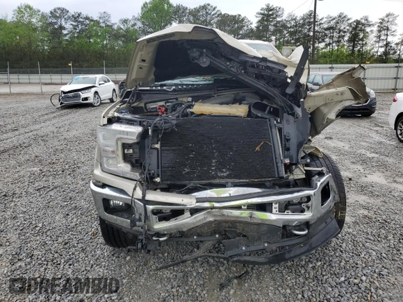 2018 Ford F-150 XL with VIN 1FTFW1E17JFD93087, listed as a Copart auction lot 51805745 with 108,086 mi miles and Salvage title. Bid and sale history available at DreamBid. Image 5.
