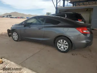 2012 Honda Civic Cpe LX with VIN 2HGFG3B56CH511276, listed as a Copart auction lot 53910685 with 182,082 mi miles and Salvage Title. Bid and sale history available at carsss.com. Image 2.