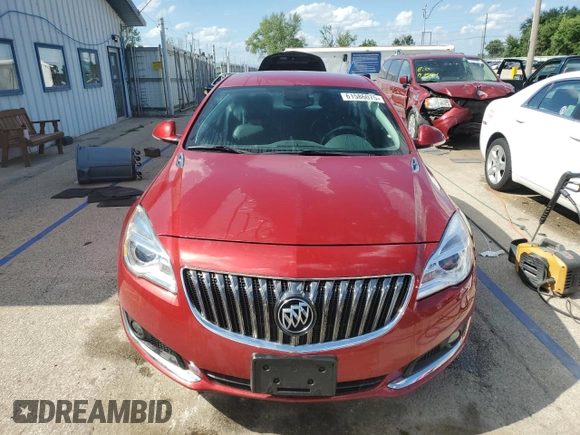 2015 Buick Regal Premium I with VIN 2G4GN5EX2F9134148, listed as a Copart auction lot 61586075 with 94,263 mi miles and Salvage title. Bid and sale history available at DreamBid. Image 5.