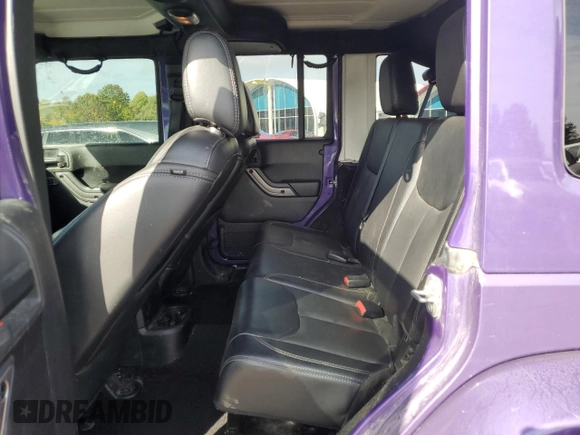2018 Jeep Wrangler JK Unlimited Sahara with VIN 1C4HJWEG1JL901290, listed as a Copart auction lot 74795864 with 100,144 mi miles and Salvage Title. Bid and sale history available at carsss.com. Image 10.