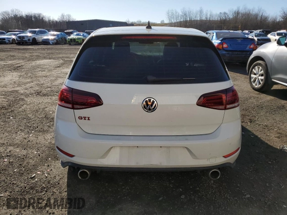 2019 Volkswagen Golf GTI S with VIN 3VW6T7AU6KM015496, listed as a Copart auction lot 46040564 with 49,972 mi miles and Salvage Title. Bid and sale history available at carsss.com. Image 6.