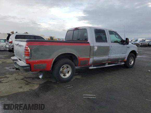 2003 Ford Super Duty F-250 XL with VIN 1FTNW20P03EC34109, listed as a Copart auction lot 81743914 with 202,513 mi miles and Salvage Title. Bid and sale history available at carsss.com. Image 3.
