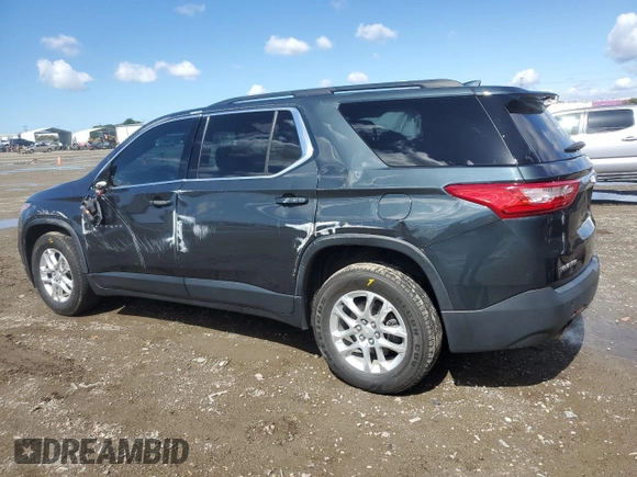 2019 Chevrolet Traverse LT Cloth with VIN 1GNERGKW0KJ262532, listed as a Copart auction lot 48403365 with 80,792 mi miles and Salvage Title. Bid and sale history available at carsss.com. Image 2.