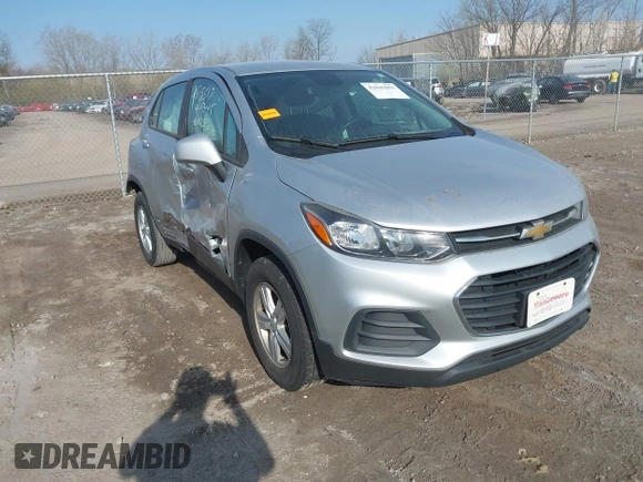 2018 Chevrolet Trax LS with VIN KL7CJNSB6JB510894, listed as a IAAI auction lot 42045055 with 118,647 mi miles. Bid and sale history available at carsss.com. Image 1.