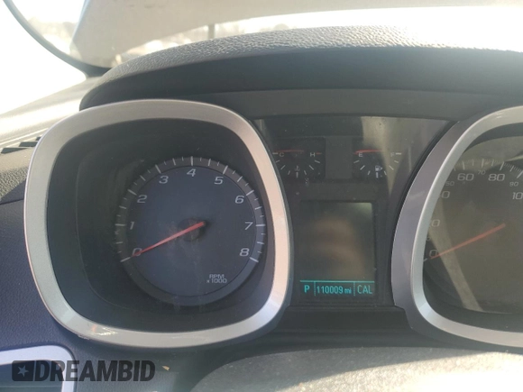 2015 Chevrolet Equinox LT with VIN 1GNALBEK1FZ124355, listed as a Copart auction lot 48905715 with 110,009 mi miles and Salvage Title. Bid and sale history available at carsss.com. Image 9.