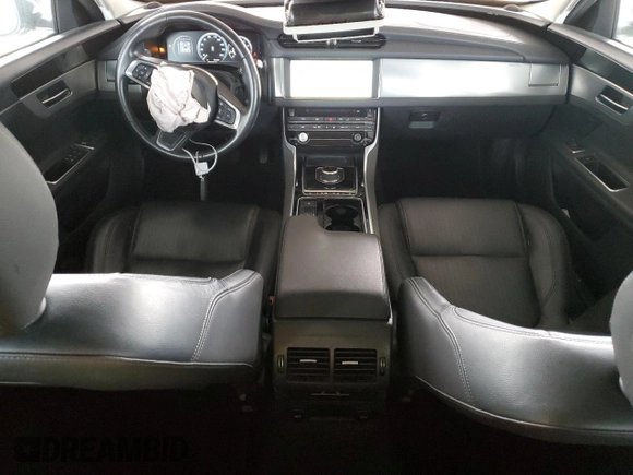 2018 Jaguar XF with VIN SAJBK4EV4JCY55834, listed as a Copart auction lot 54542515 with 50,170 mi miles and Salvage title. Bid and sale history available at DreamBid. Image 8.