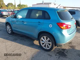 2014 Mitsubishi Outlander Sport ES with VIN 4A4AP3AU4EE008172, listed as a IAAI auction lot 42134539 with 126,478 mi miles. Bid and sale history available at carsss.com. Image 3.