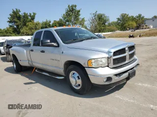 2005 Dodge Ram 3500 SLT with VIN 3D7MR48C55G760303, listed as a Copart auction lot 70532654 with 216,786 mi miles and Salvage Title. Bid and sale history available at carsss.com. Image 4.