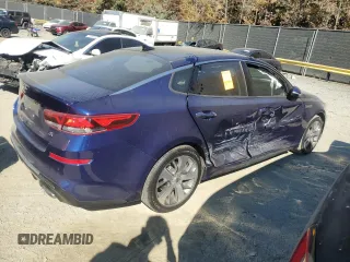 2019 Kia Optima S with VIN 5XXGT4L35KG370591, listed as a Copart auction lot 77912654 with 24,931 mi miles and Salvage Title. Bid and sale history available at carsss.com. Image 3.